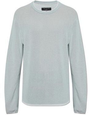 Rag & Bone Round-Neck Knitwear - Blauw