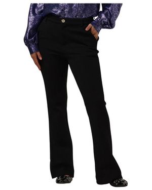 Pom Schwarze Elegante Hose - Blau