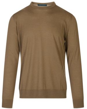 Kiton Round-Neck Knitwear - Vert
