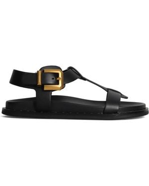 Alpe Flat Sandals - Nero
