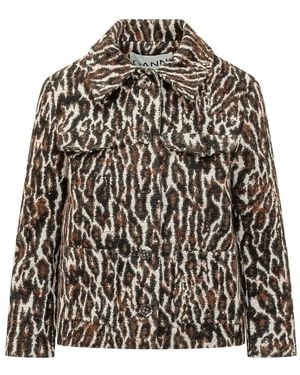 Ganni Light Jackets - Negro