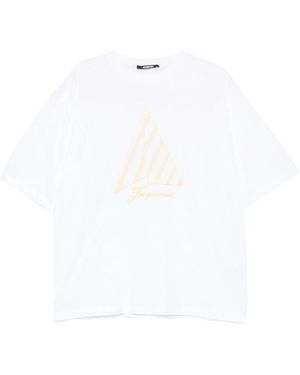 Jacquemus Tops ,Wit ,Graphic Print T-Shirt