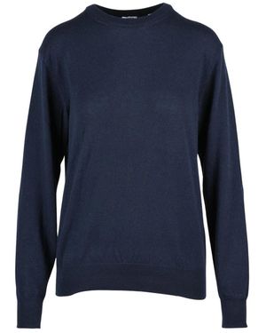 Aspesi Pullover Met Ronde Hals - Blauw