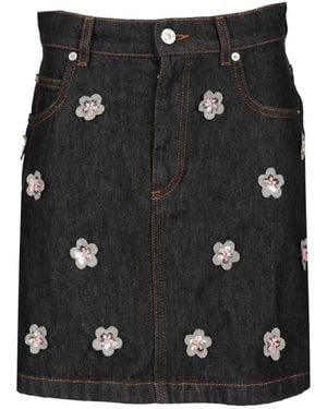 Marni Denim Skirts - Negro