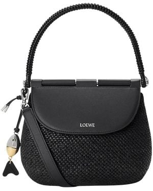 Loewe Pescador Handtasche - Schwarz