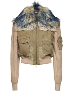 DIESEL Bomber Jackets - Verde