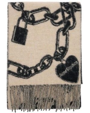 Acne Studios Winter Scarves - Black