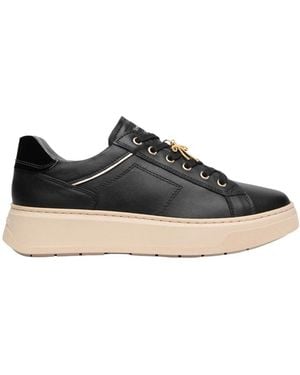 Nero Giardini Schoenen ,Zwart ,Leer Guanto Sneaker