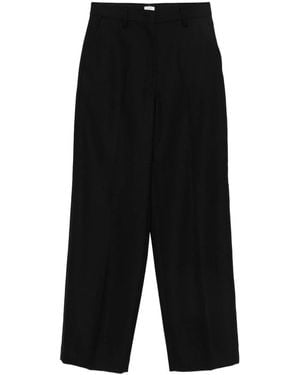 Covert Straight Trousers - Noir