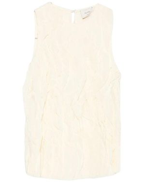 Alysi Tops ,Wit ,Sleeveless Tops - Naturel