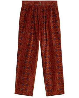 Pierre Louis Mascia Straight Trousers - Rosso