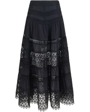Charo Ruiz Maxi Skirts - Negro