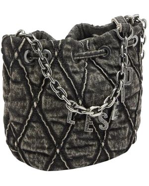 DIESEL Bucket Bags - Negro