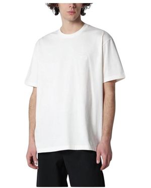 Y-3 Tops ,Wit ,Katoen Klassiek Logo T-Shirt