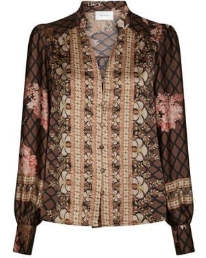 Neo Noir Blouses - Brown