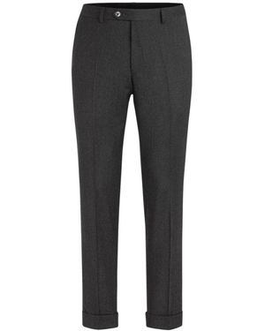 Oscar Jacobson Slim-Fit Trousers - Grey