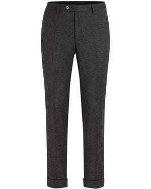 Oscar Jacobson Slim-Fit Trousers - Grey