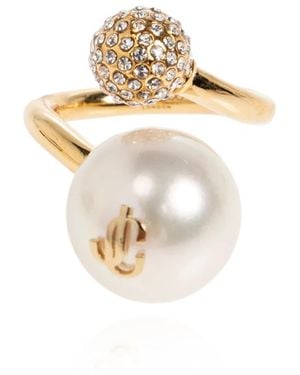 Jimmy Choo Auri Ring - Mettallic