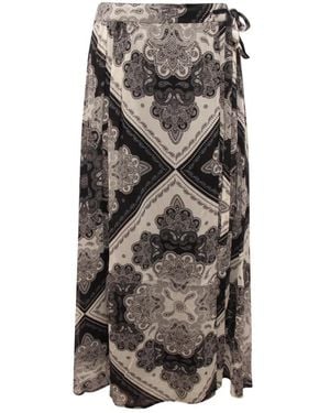 EMMA & GAIA Midi Skirts - Marrón
