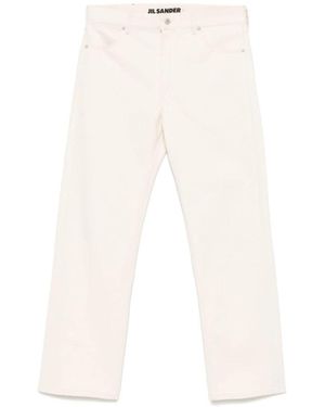 Jil Sander Straight Fit Jeans - Natural