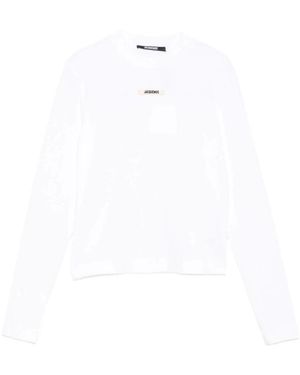 Jacquemus Long Sleeve T-Shirts - White