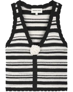 FABIENNE CHAPOT Tops ,Wit ,Denim Paulina Top - Zwart