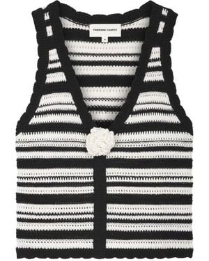 FABIENNE CHAPOT Sleeveless Tops - Noir