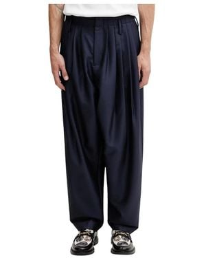 KENZO Pleated Pants - Blauw