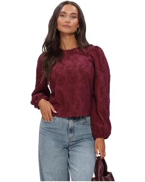 Object Objmya Re L/S Top Noos - Rood