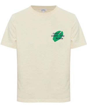 Loewe T-Shirts - Natural