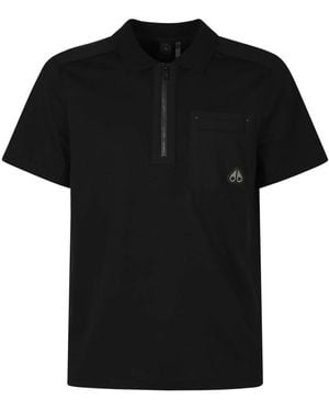 Moose Knuckles Polo Shirts - Negro