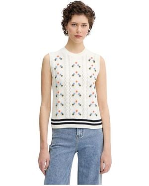 Paul Smith Round-Neck Knitwear - Blanc