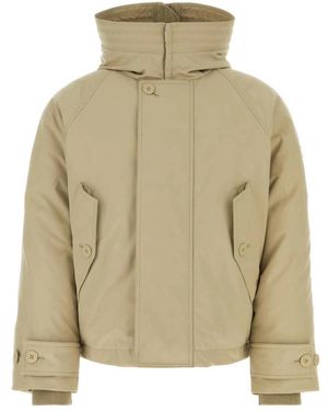 Ferragamo Jassen ,Polyester Gewatteerde Jas Van Polyesterblend - Groen