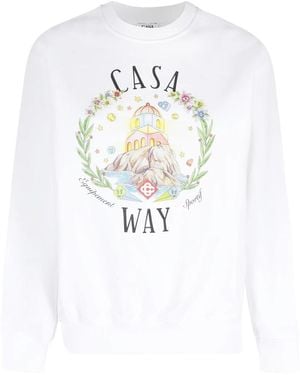 CASABLANCA Sweatshirts - Blanco