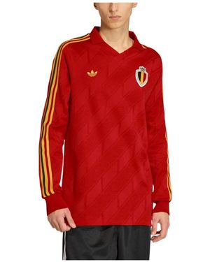 adidas België 1986 Home Jersey - Rood