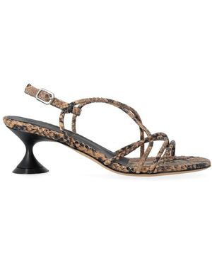 Poeve High Heel Sandals - Metallic