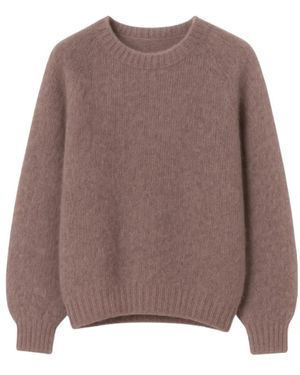 Opal Studio Round-Neck Knitwear - Marron