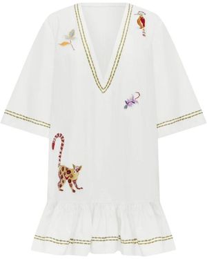 ALÉMAIS Short Dresses - Blanc