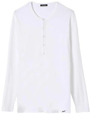 Tom Ford Long Sleeve Tops - White