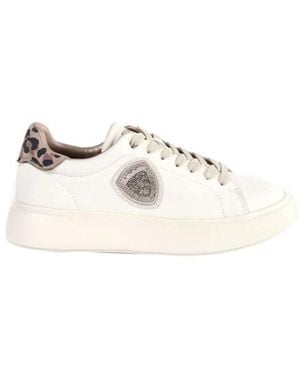 Blauer Trainers - White