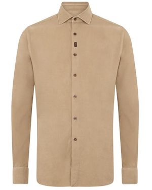 Moorer Casual Shirts - Natural
