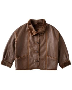 Just things we like Faux Fur & Shearling Jackets - Brown