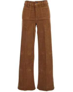FRAME Wide Trousers - Marron