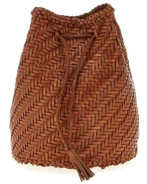 Dragon Diffusion Bucket Bags - Brown