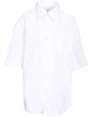 Ami Paris Short Sleeve Shirts - White