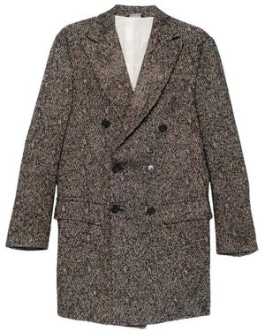 Brian Dales Double-Breasted Coats - Marrón