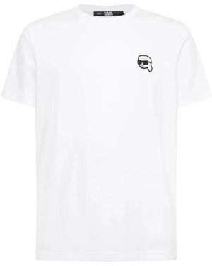 KARL LAGERFELD T-Shirts - White