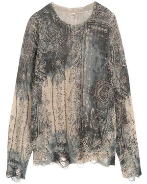 R13 Pull Boyfriend - Grau