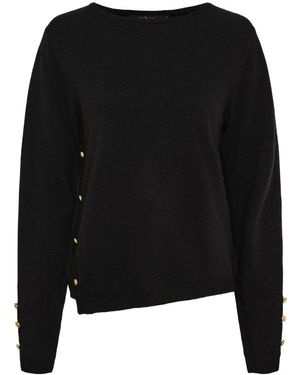 Btfcph Strickpullover Mit Rundhalsausschnitt - Schwarz