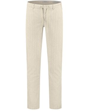 North84 Slim-Fit Trousers - Natural